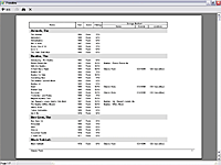 Печать отчета